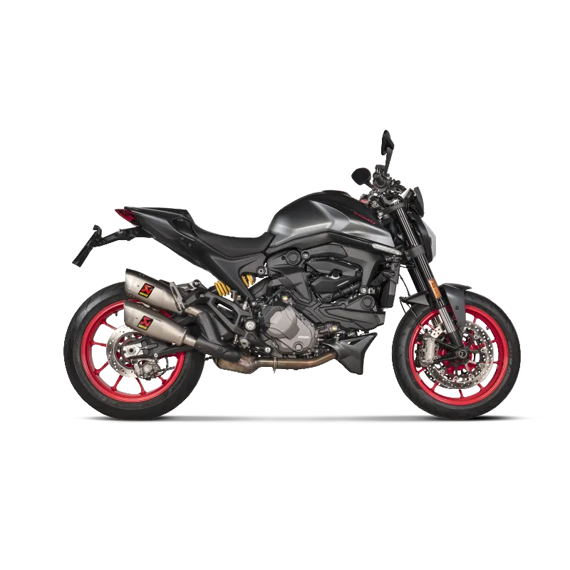 AKRAPOVIC S-D9SO17-HCQT Exhaust System Slip-On Line (Titanium) for DUCATI Monster 2021-2023