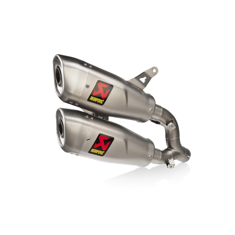 AKRAPOVIC S-D9SO17-HCQT Exhaust System Slip-On Line (Titanium) for DUCATI Monster 2021-2023