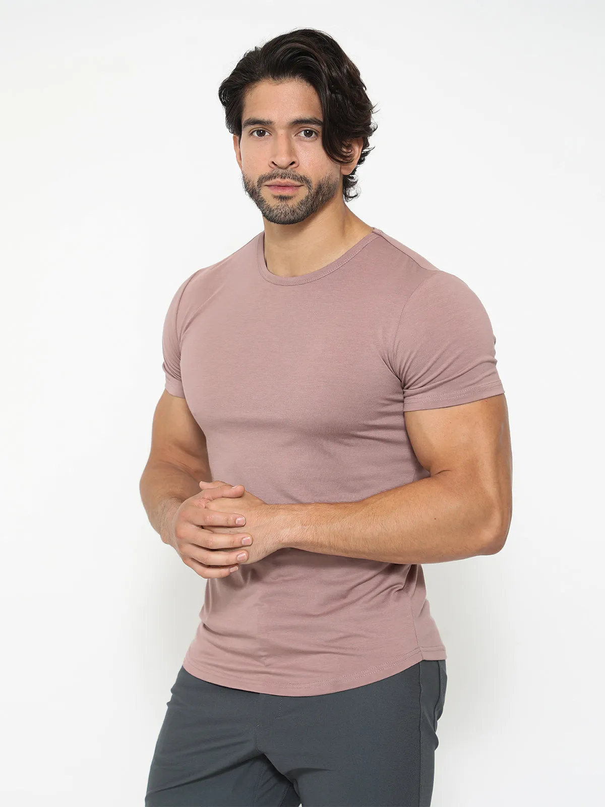 All Day Elite Curve-Hem Tee Short Sleeve New Color