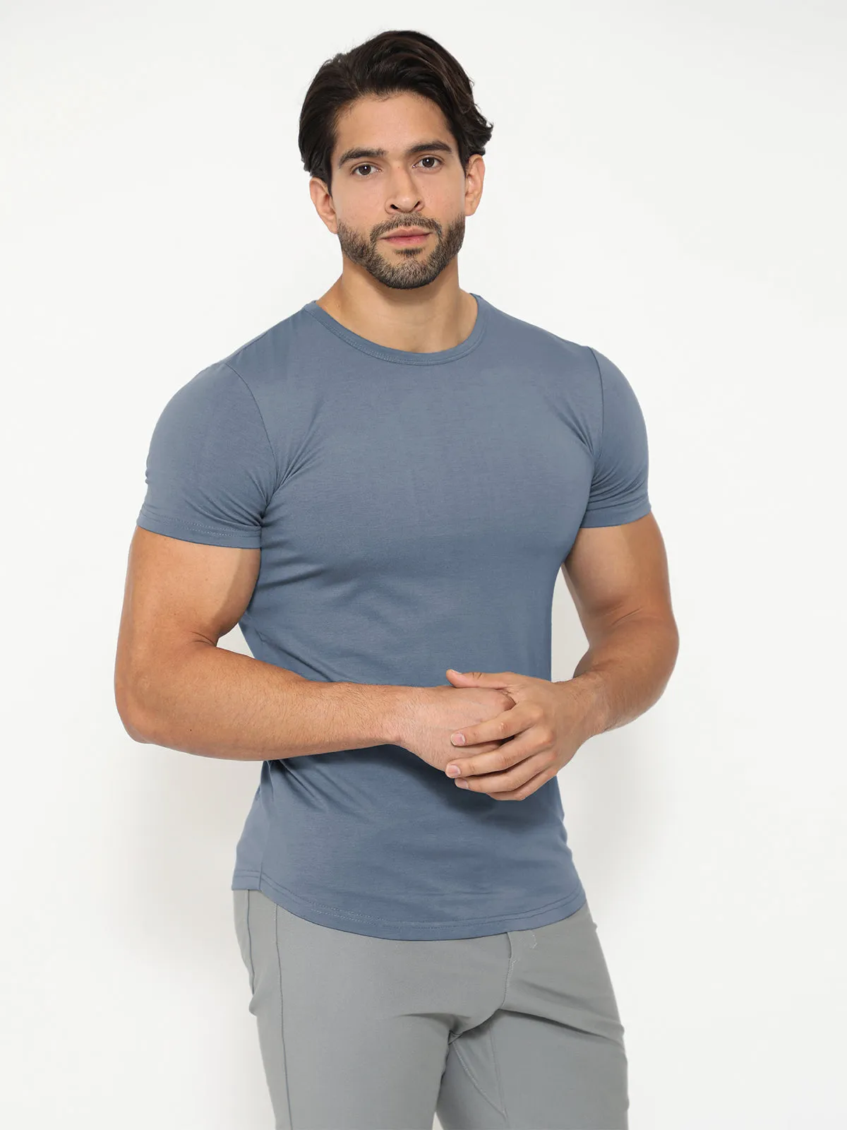 All Day Elite Curve-Hem Tee Short Sleeve New Color