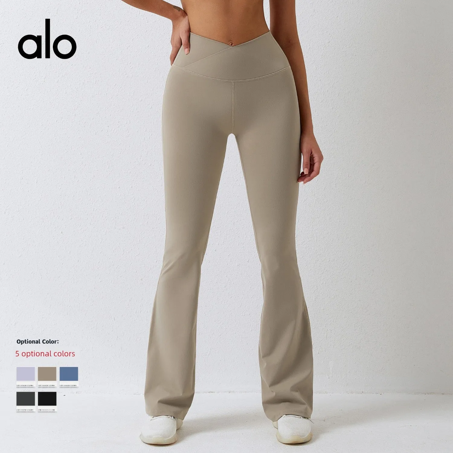 Alo Yoga In Stock Hip Lifting Loose Pants Sanding Dance