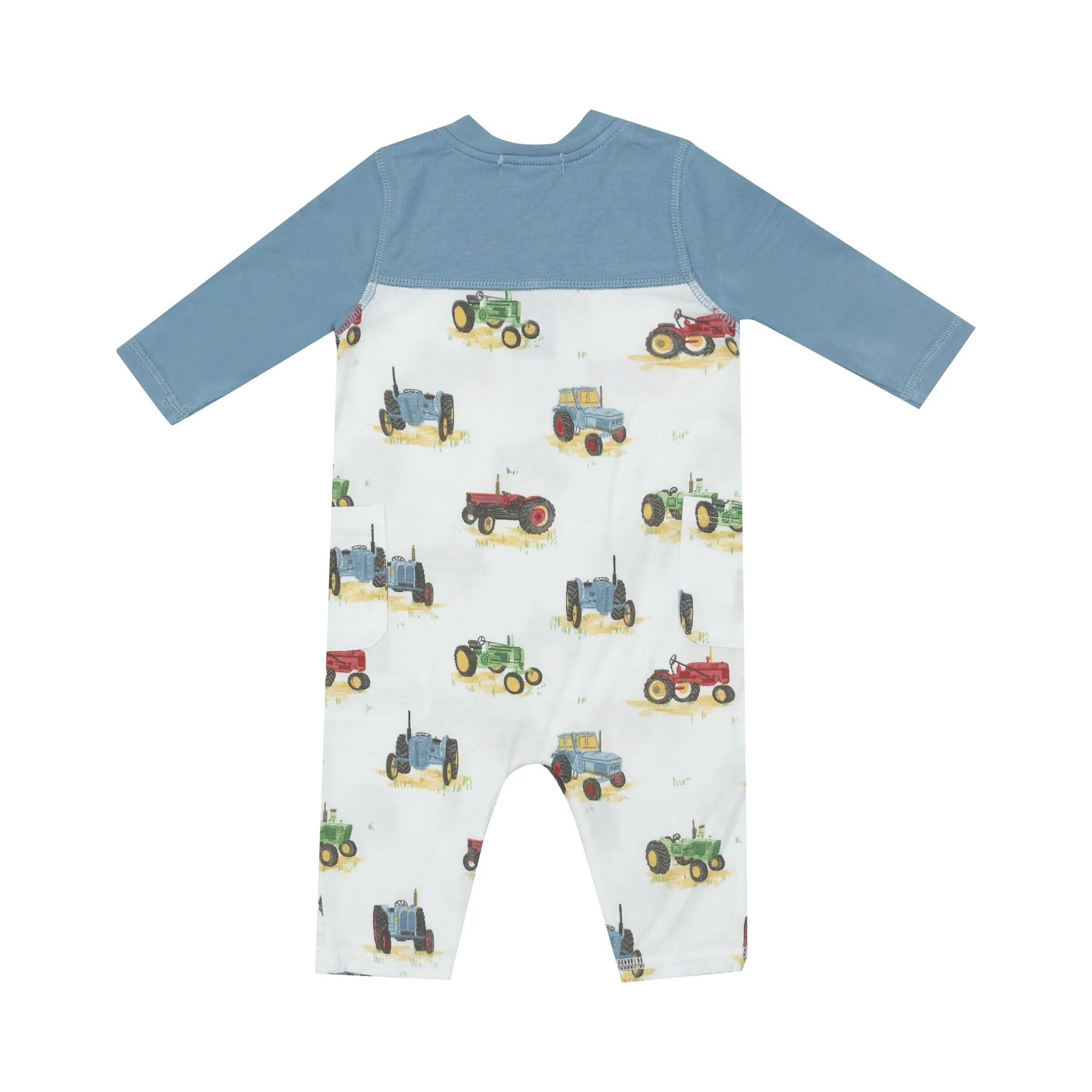 Angel Dear Vintage Tractors Romper