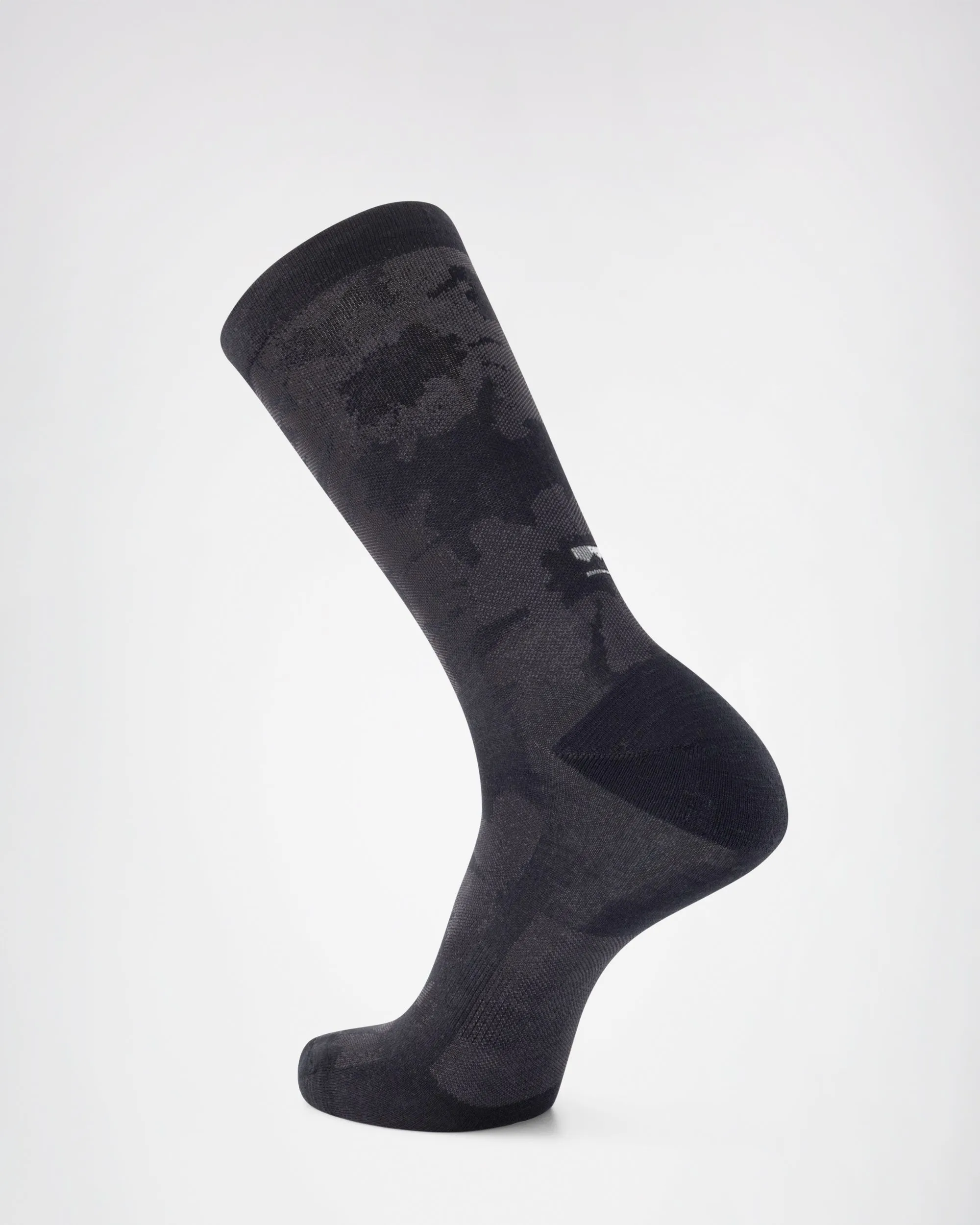 Atlas Merino Crew Sock - Black