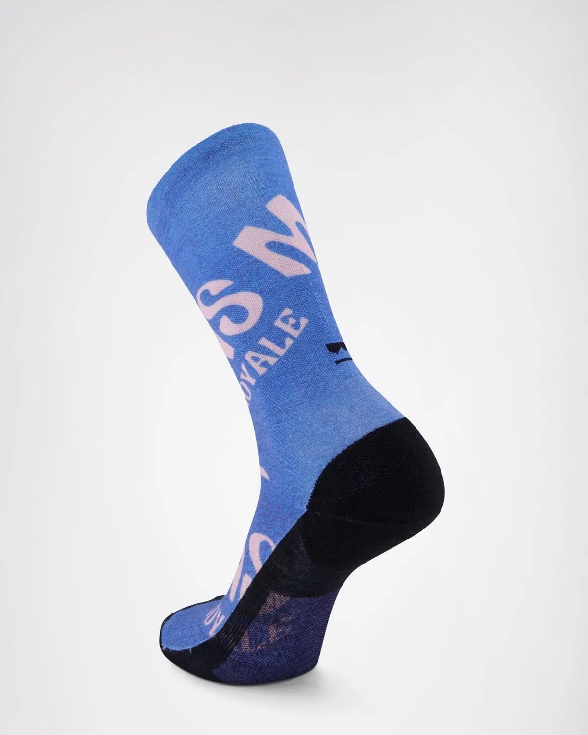 Atlas Merino Crew Sock - Blue Trippy