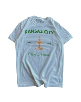 BELLBOY | KC EUROPEAN CITY OF FOUNTAINS T-SHIRT - WHITE