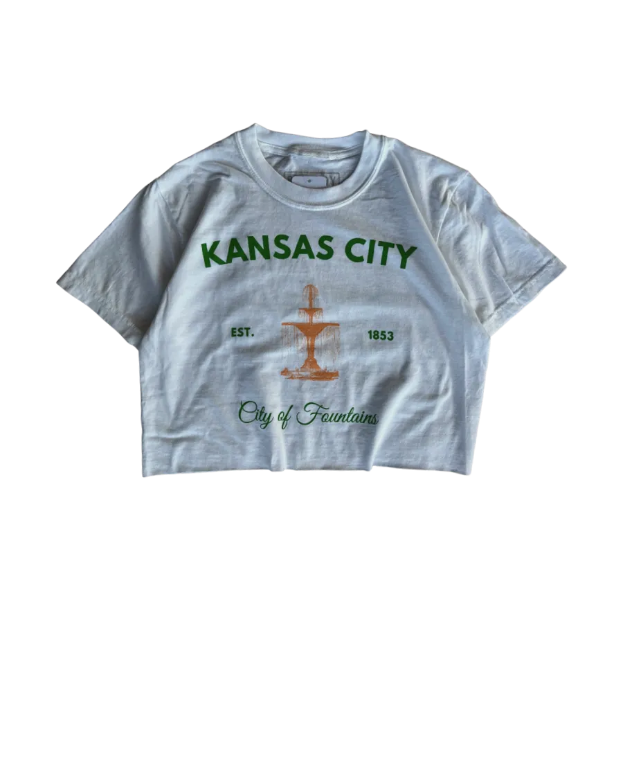 BELLBOY | KC EUROPEAN CITY OF FOUNTAINS T-SHIRT - WHITE