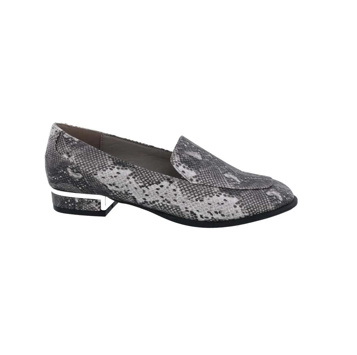 Bellini Haze Snake Women Slip-on Loafer In Black Faux Snake