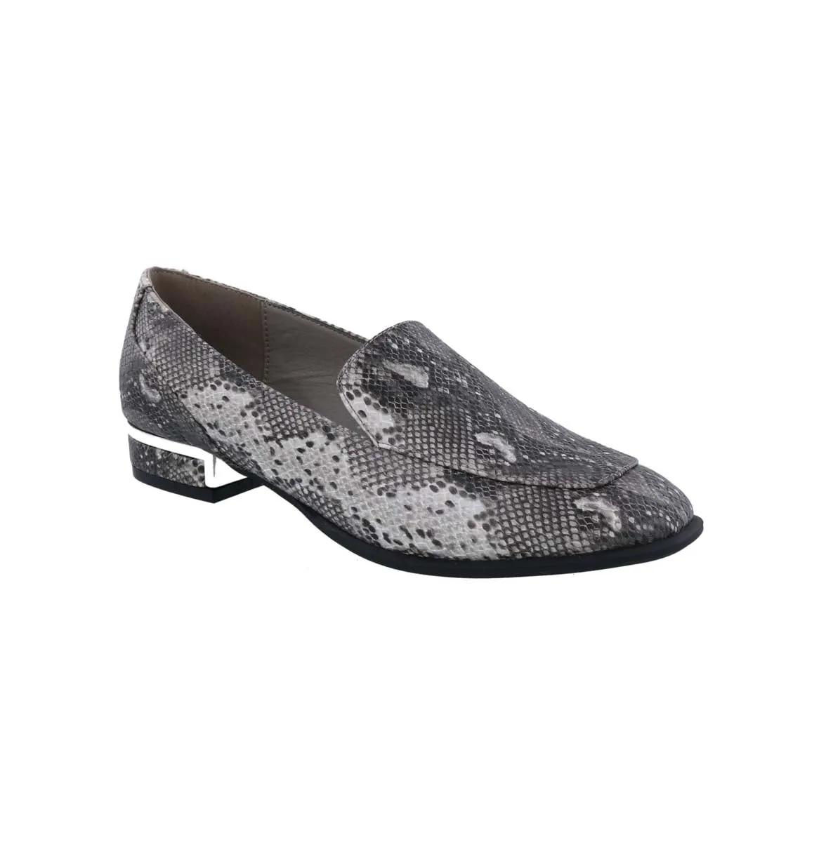 Bellini Haze Snake Women Slip-on Loafer In Black Faux Snake