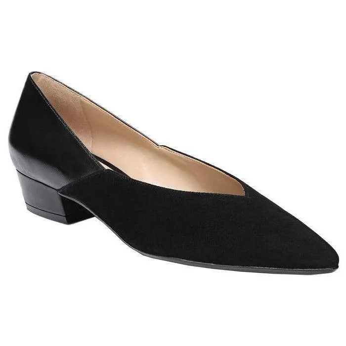 Betty Black Suede Slip On