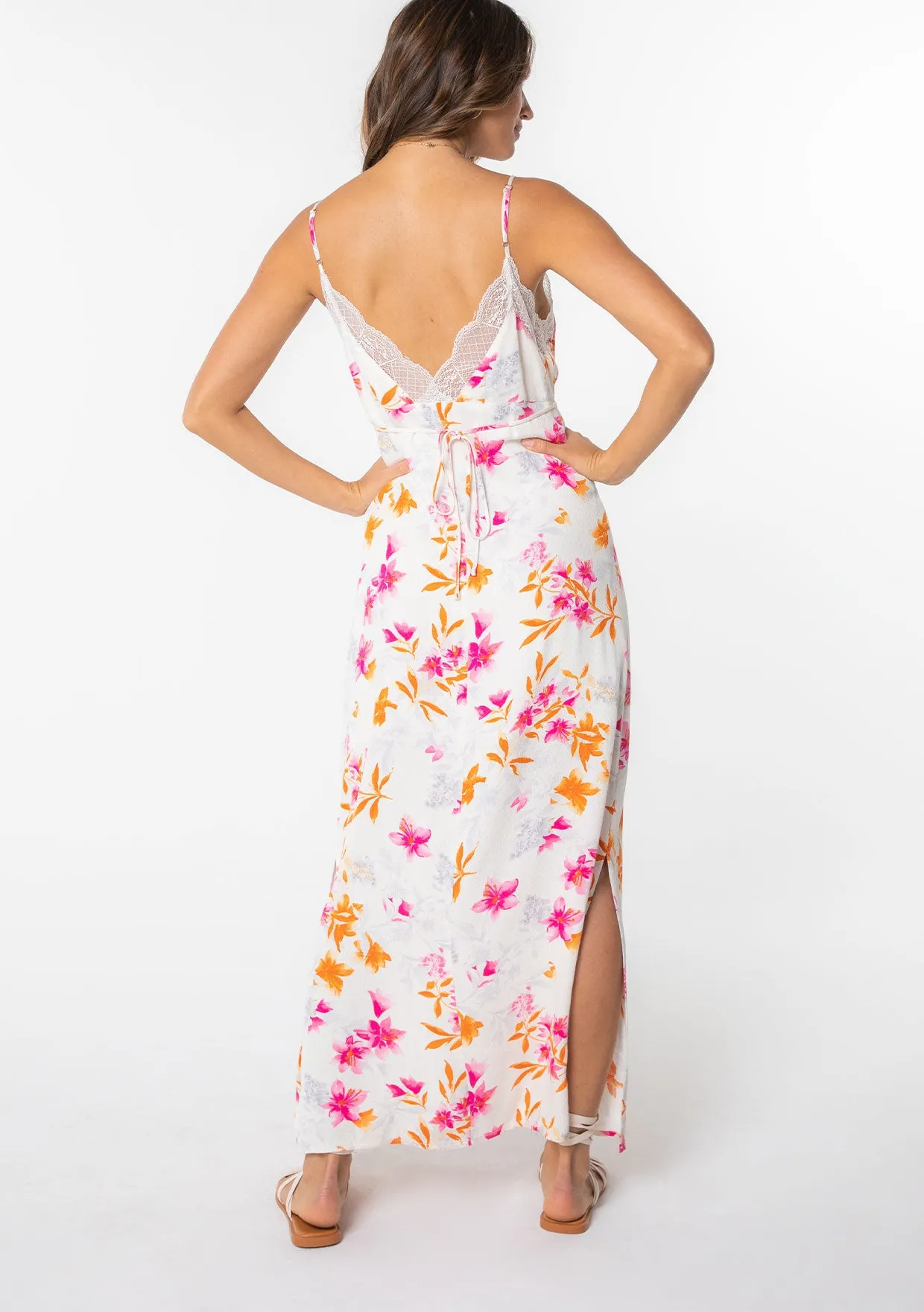 Blooming Maxi Slip Dress