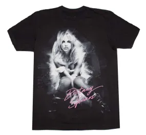 Britney Spears Brushed In Mens T Shirt Black