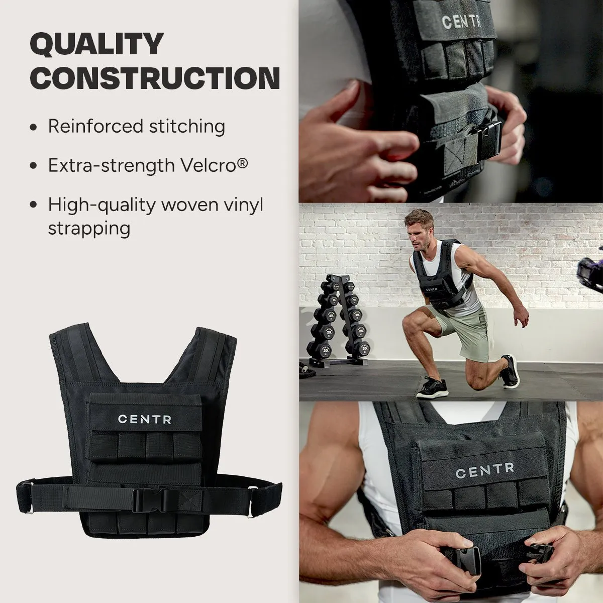 Centr 20 LB Weighted Vest