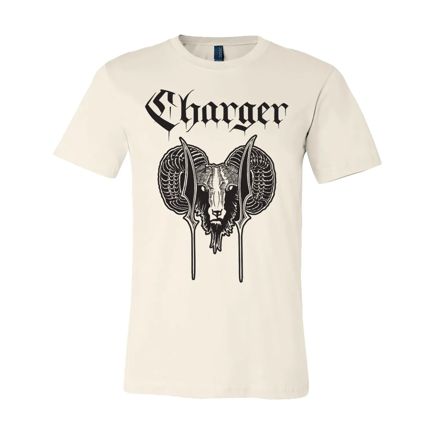 Charger - Ram - Black on Natural - T-Shirt