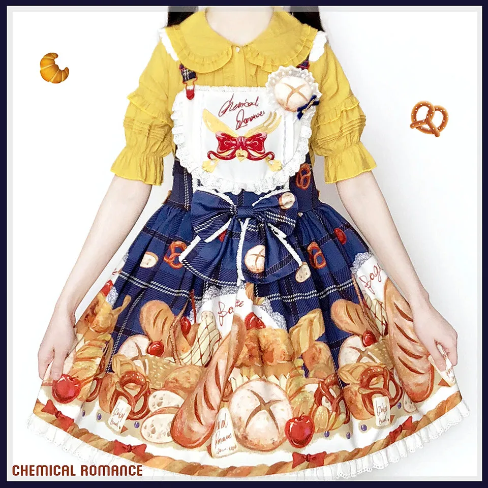 Chemical Romance~Bread New Out of the Oven~Elegant Lolita Salopette Dress