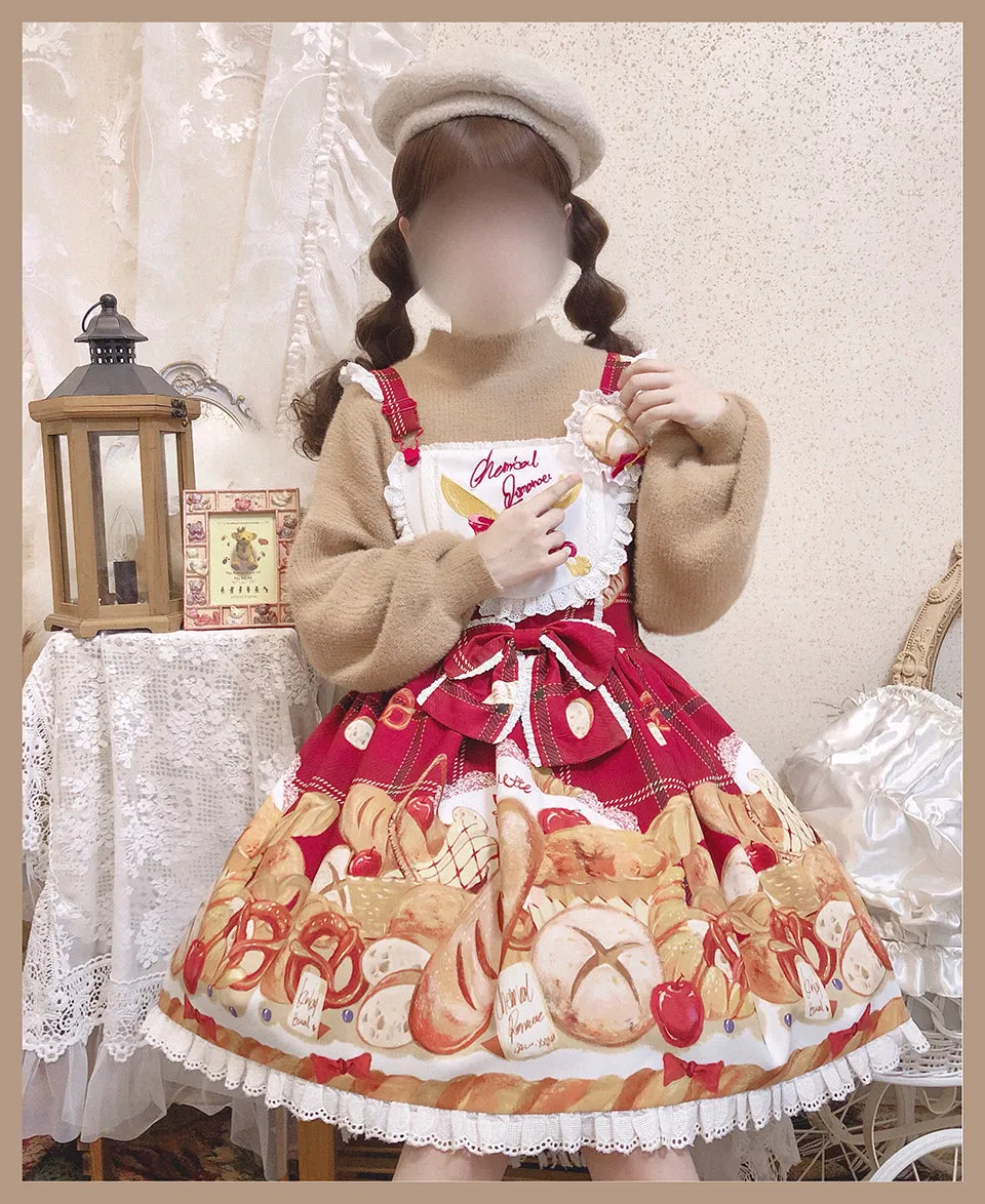 Chemical Romance~Bread New Out of the Oven~Elegant Lolita Salopette Dress