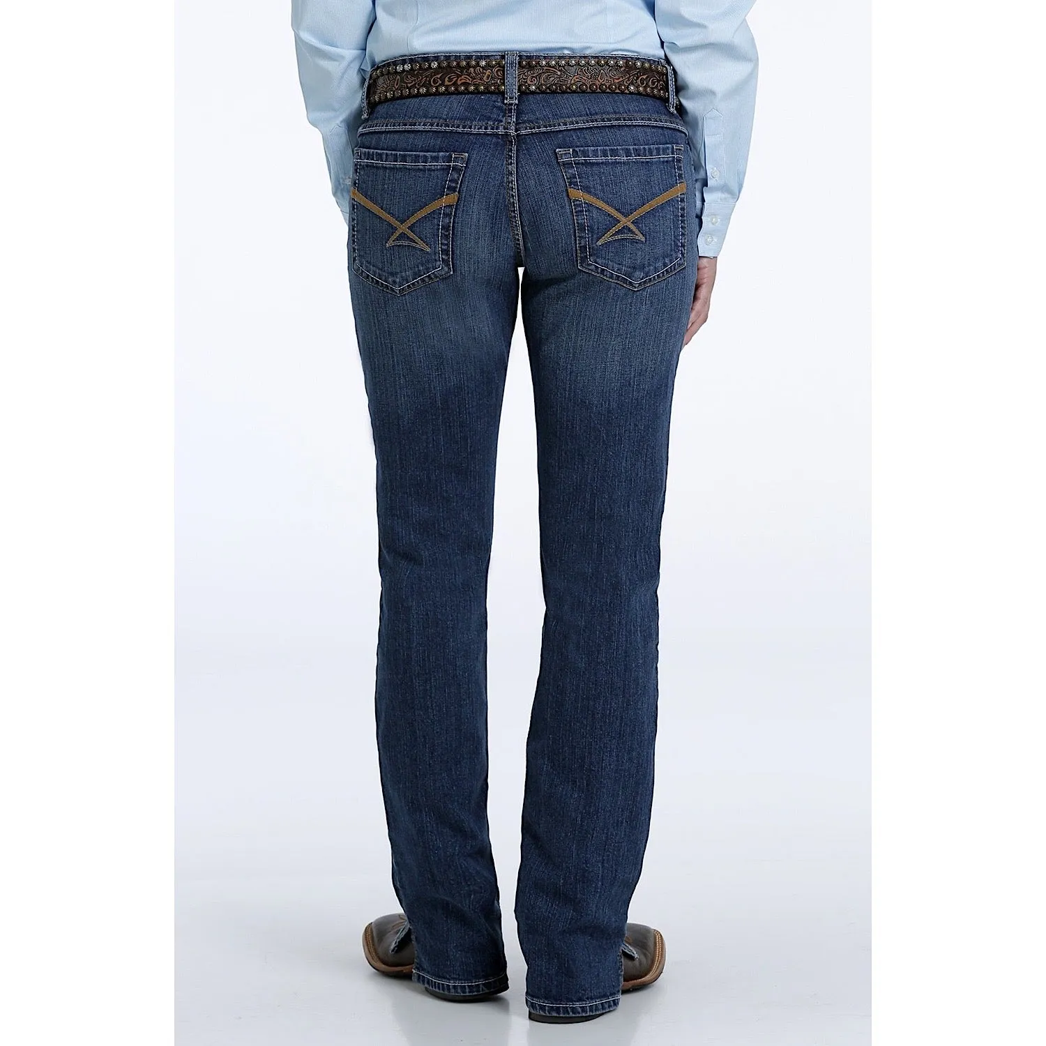 Cinch Womens Kylie Form Fit Kick Slit Jean