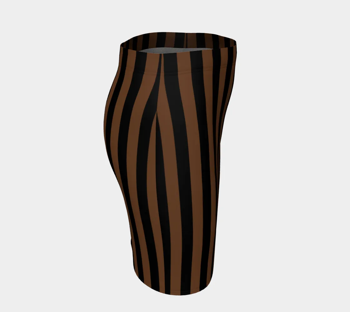 Coco Striped Fitted Skirt