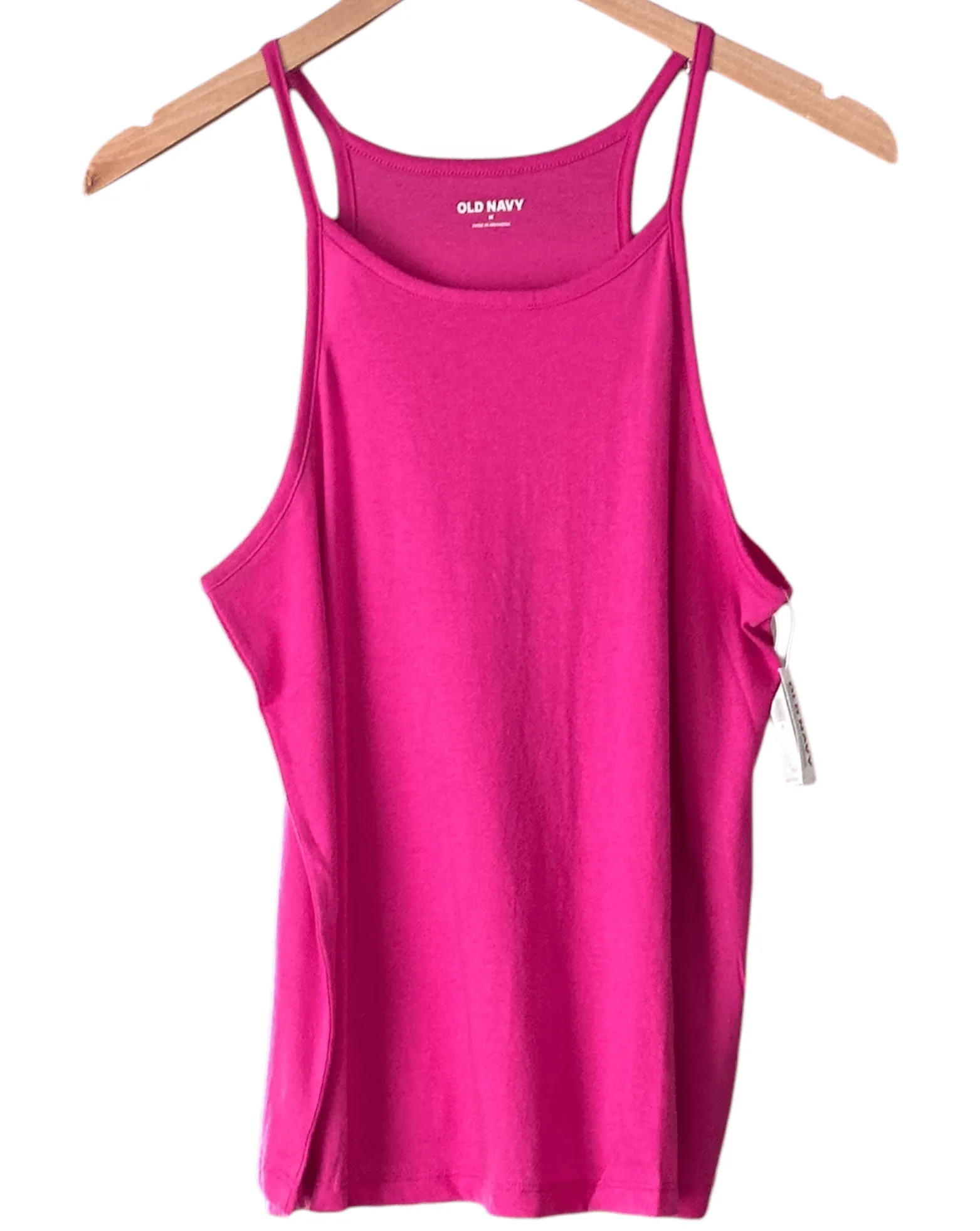 Cool Winter Fuchsia Relaxed Halter Tank Top