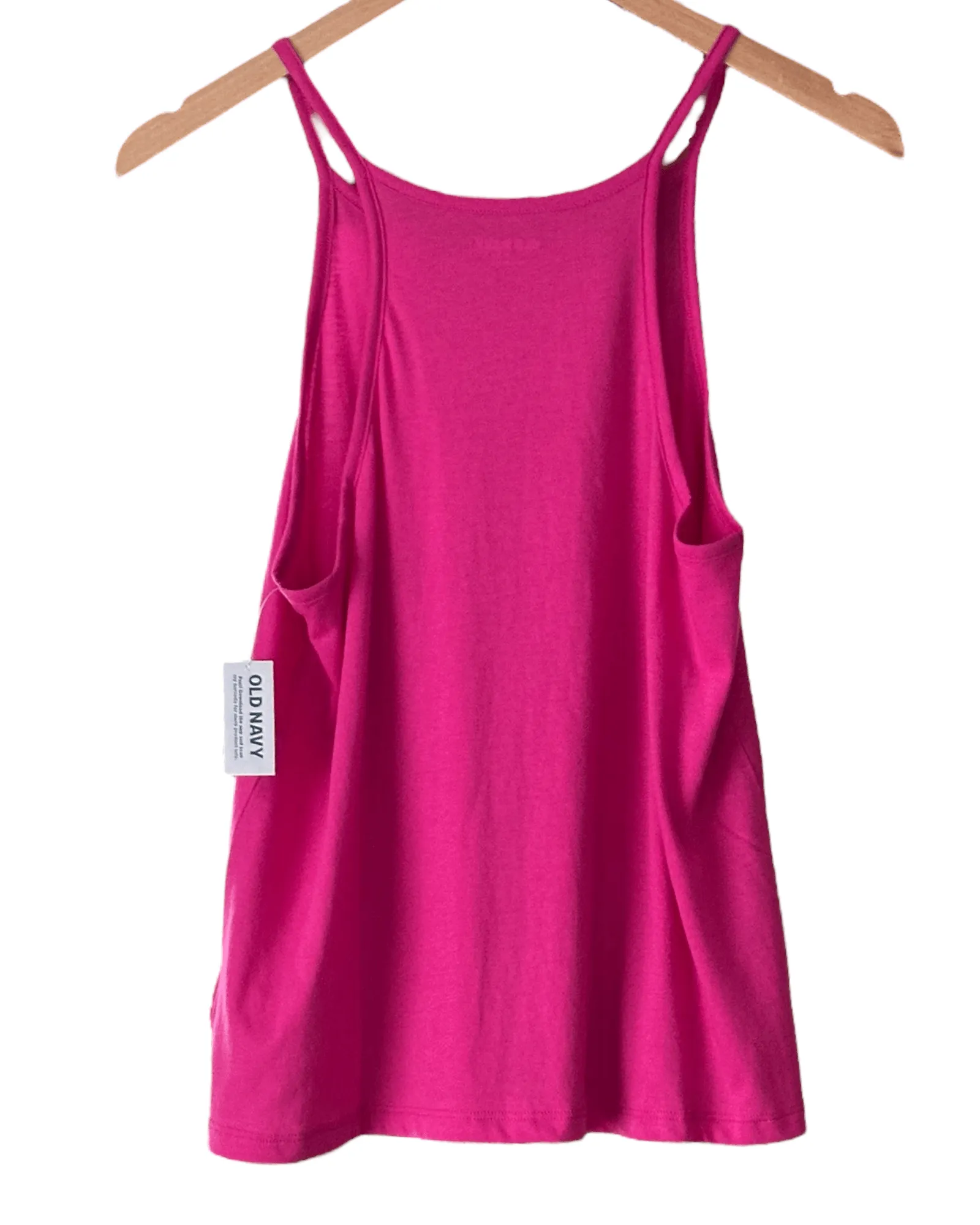 Cool Winter Fuchsia Relaxed Halter Tank Top