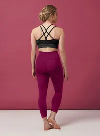 Copy of P0203 - Ladies Tasha Paneled Leggings (Cherry) - Select Size