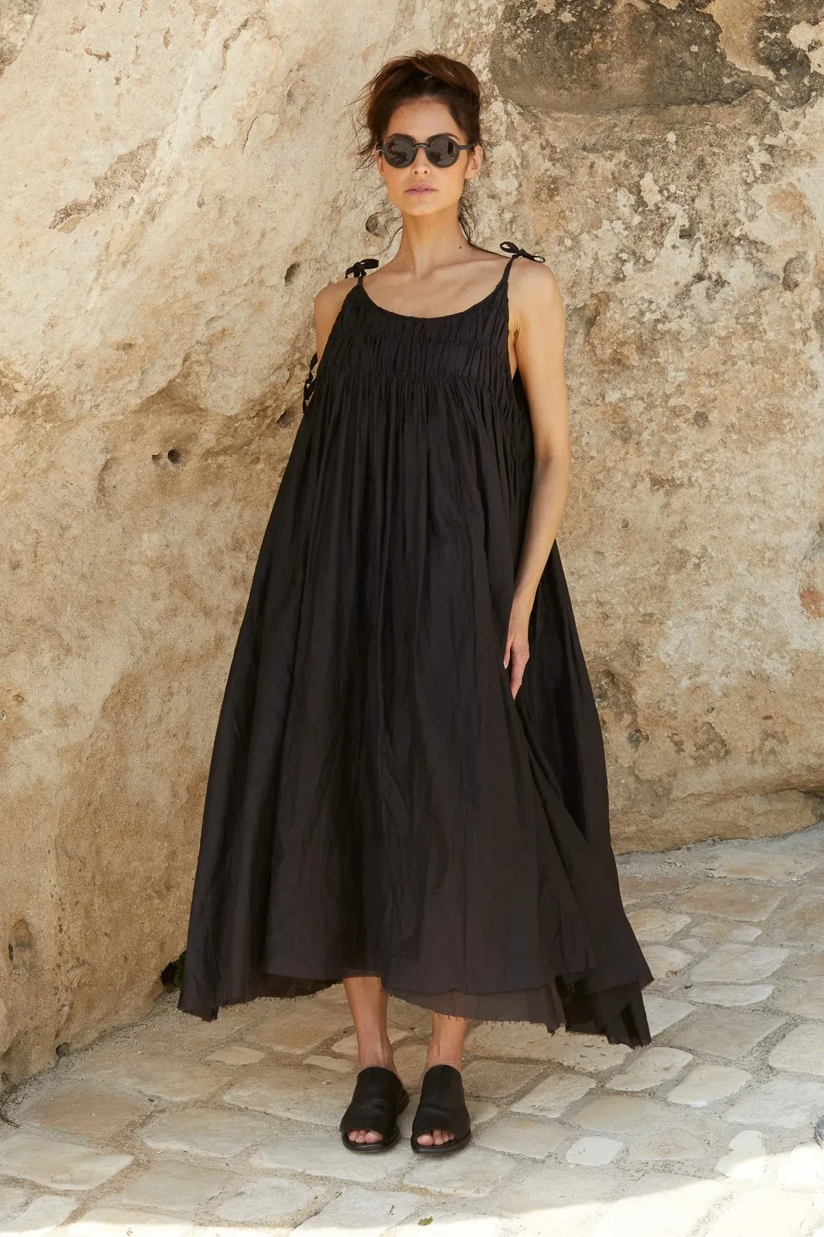 Corina Dress - Cotton Silk