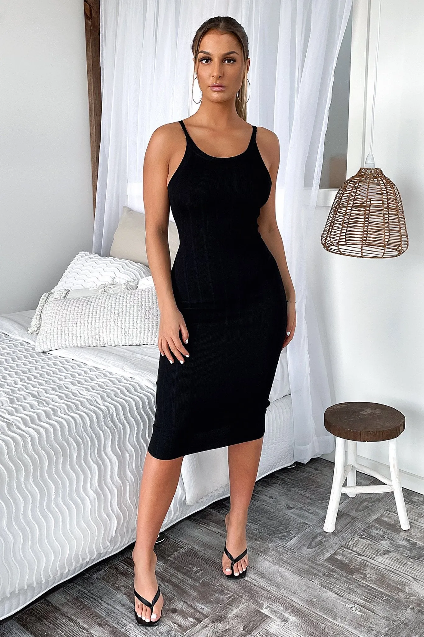 Drift Midi dress - Black