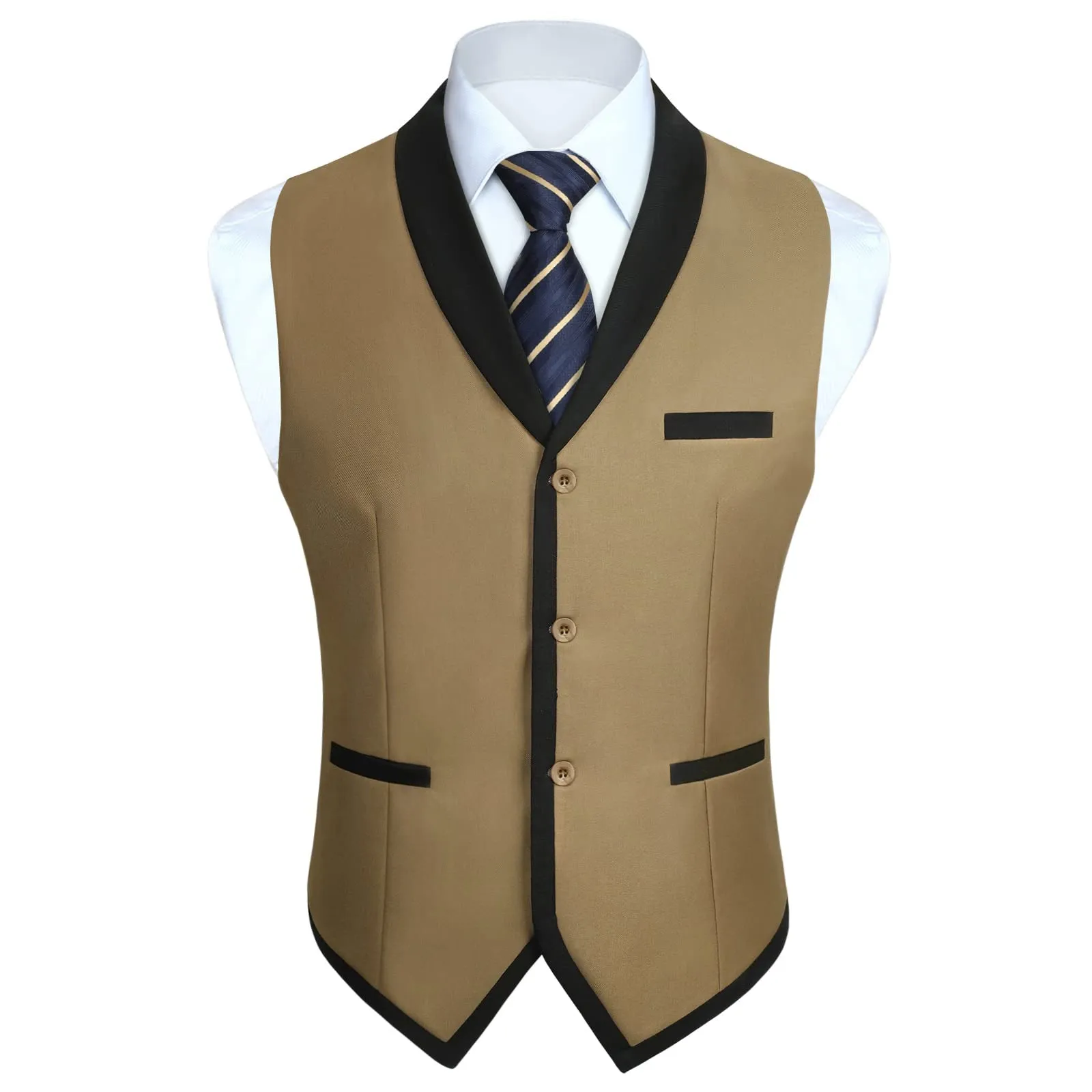 Formal Suit Vest - KHAKI