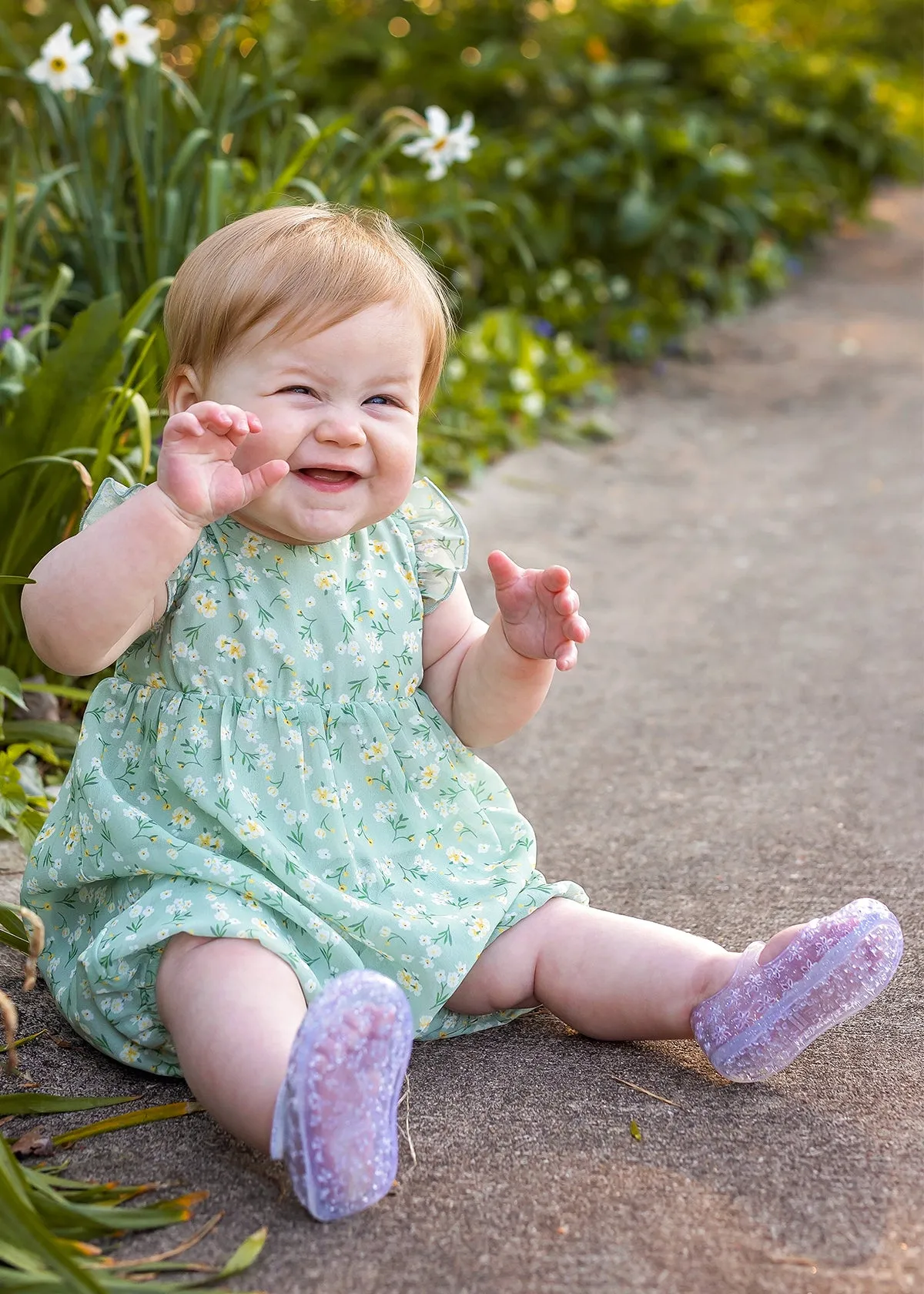 Garden Party Baby Romper