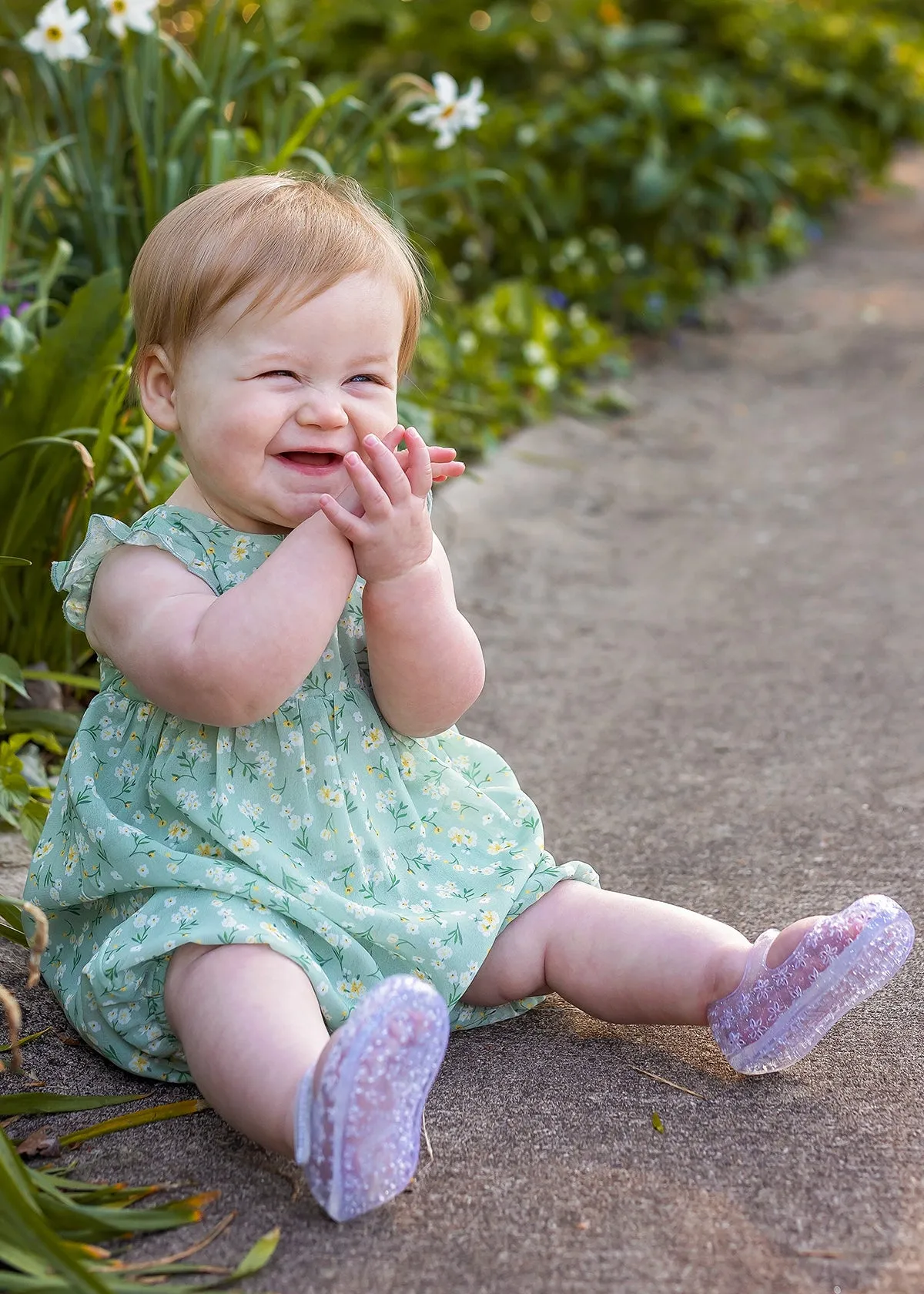 Garden Party Baby Romper