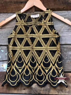 Gold Triangles "Mini"  Youth Show Vest