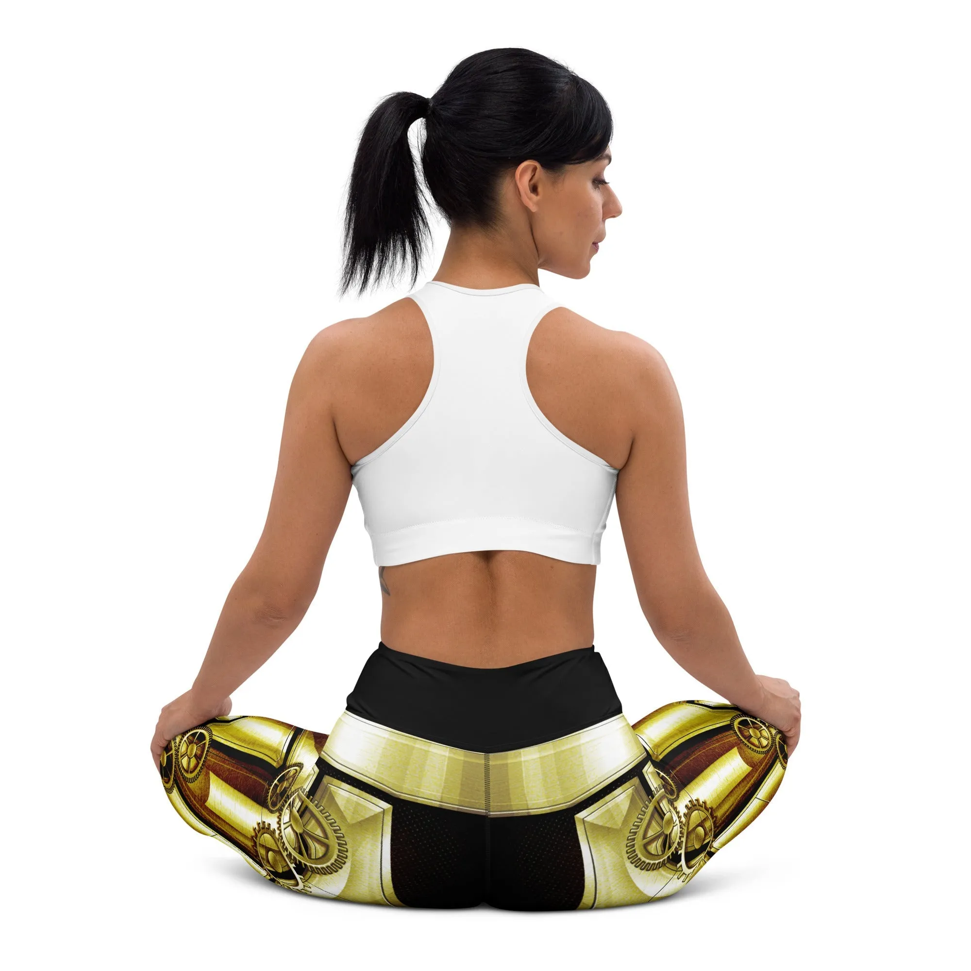 Golden Machine Yoga Leggings