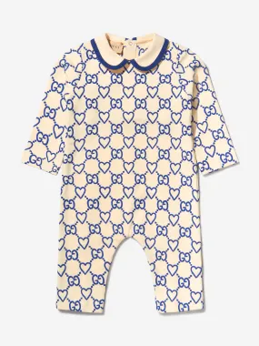 Gucci Baby Unisex GG Logo Romper