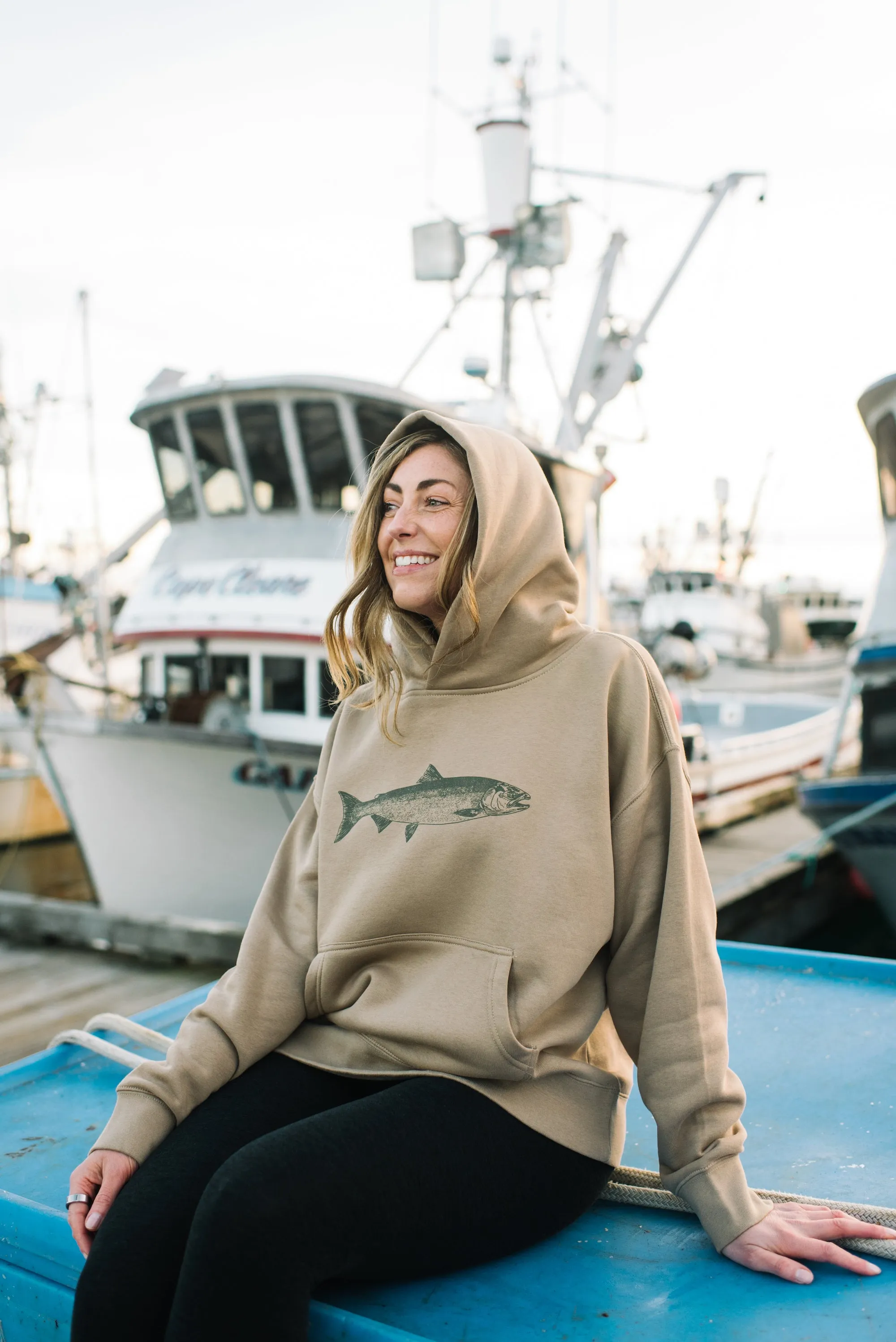 Harvest Salmon Hoodie