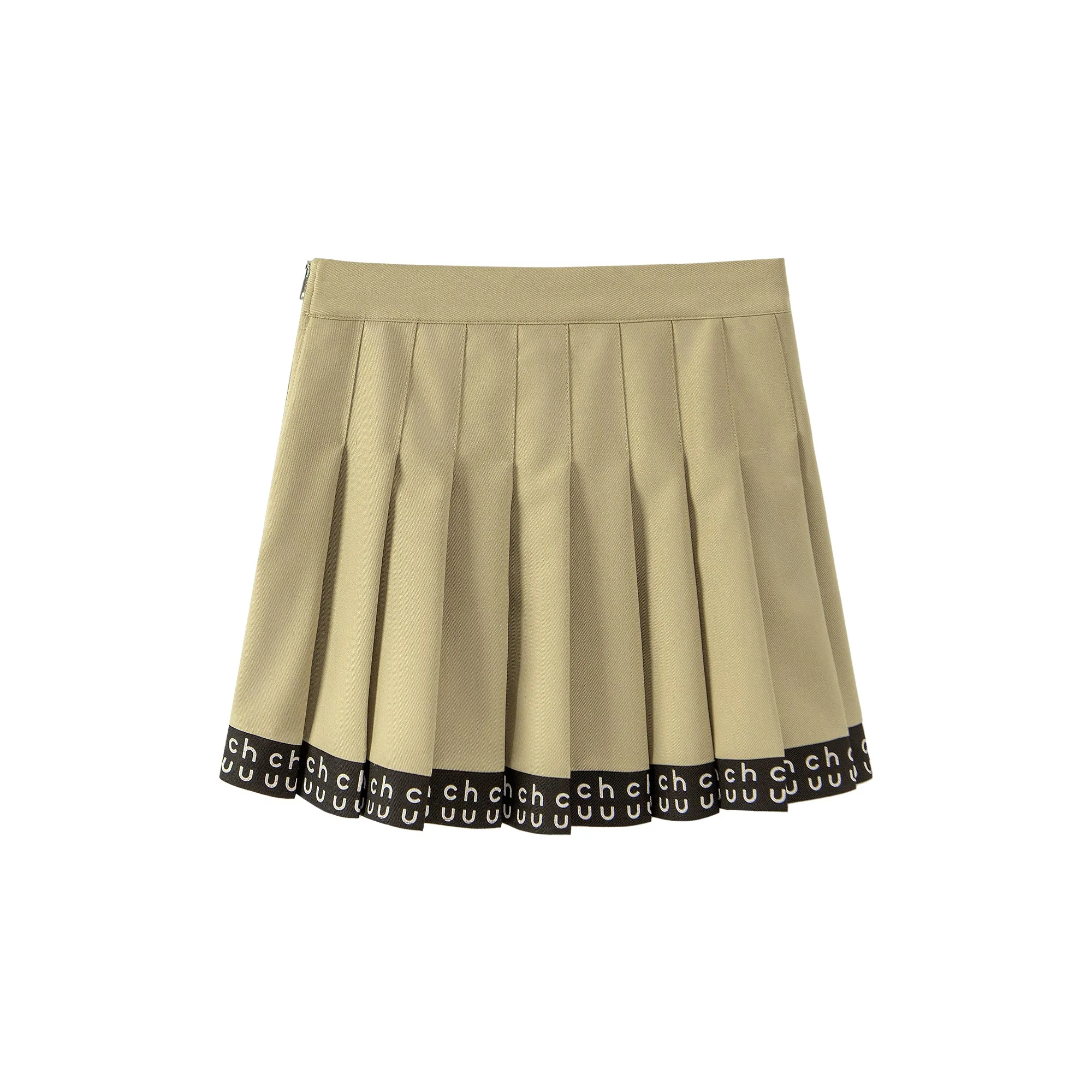 Hem Band Mini Tennis Pleated Skirt