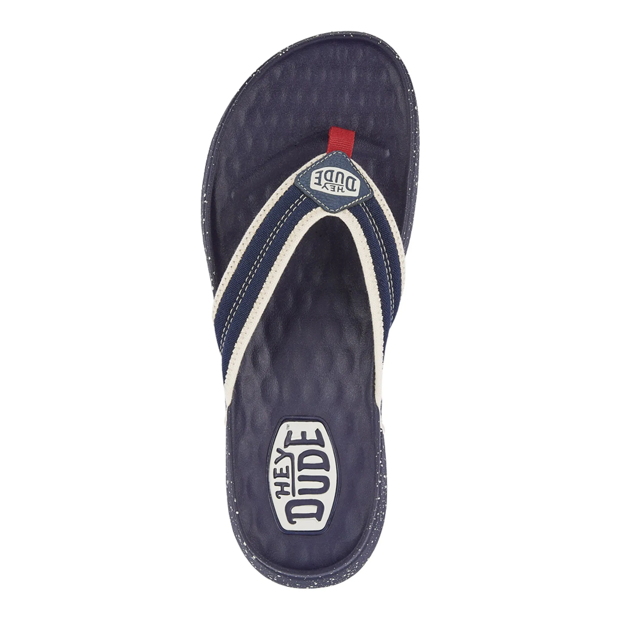 Hey Dude Myers Navy Americana Flip Flop