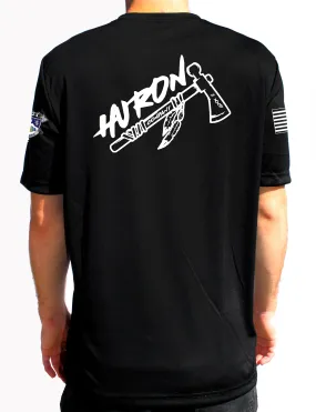 Huron Co Athletic Black T-Shirt. This shirt IS approved for PT