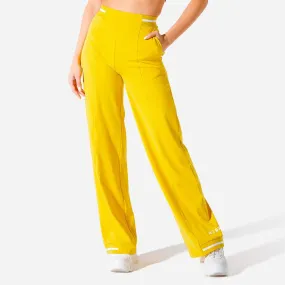 Hybrid Wide Leg Pants - Yellow