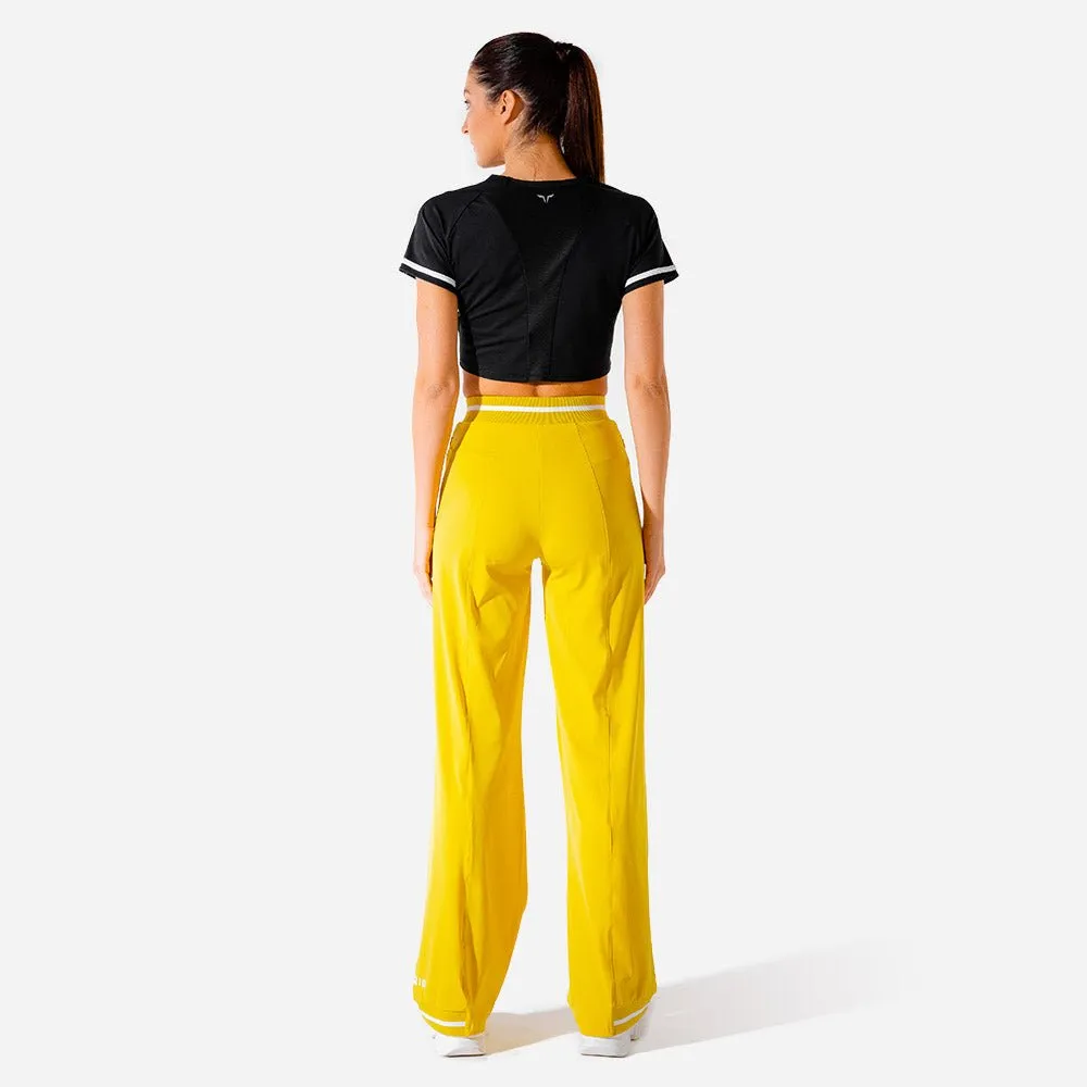 Hybrid Wide Leg Pants - Yellow