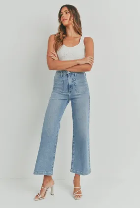 I’m Sexy and I Know It” Denim Crops