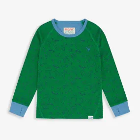 Kids Thermal Top Green