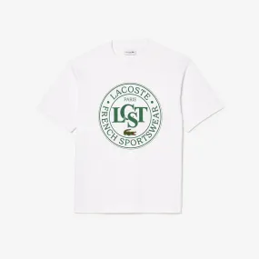 LACOSTE Loose Fit Jersey Print T-shirt