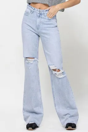 Light Wash 90S Vintage Flare Jeans