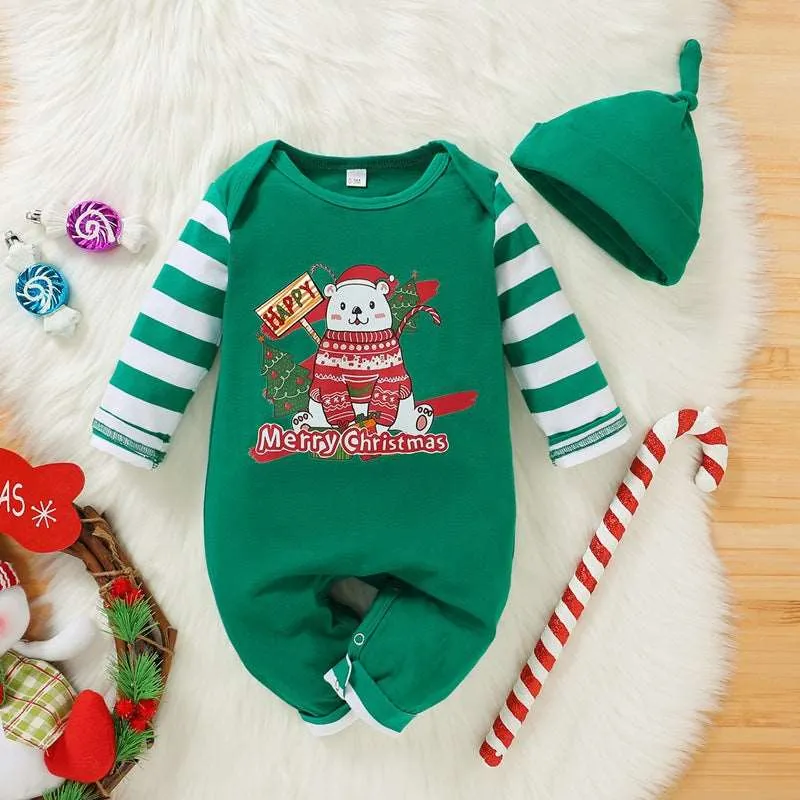 Little Gigglers World Autumn Winter Christmas Baby Romper