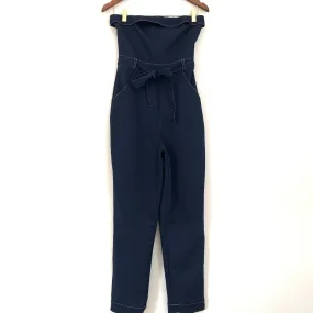 Lovers   Friends Caroline Strapless Denim Jumpsuit- Size S