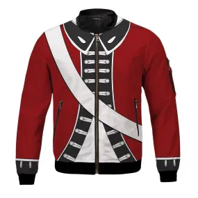 Loyalist Redcoat American Revolutionary War Bomber Jacket