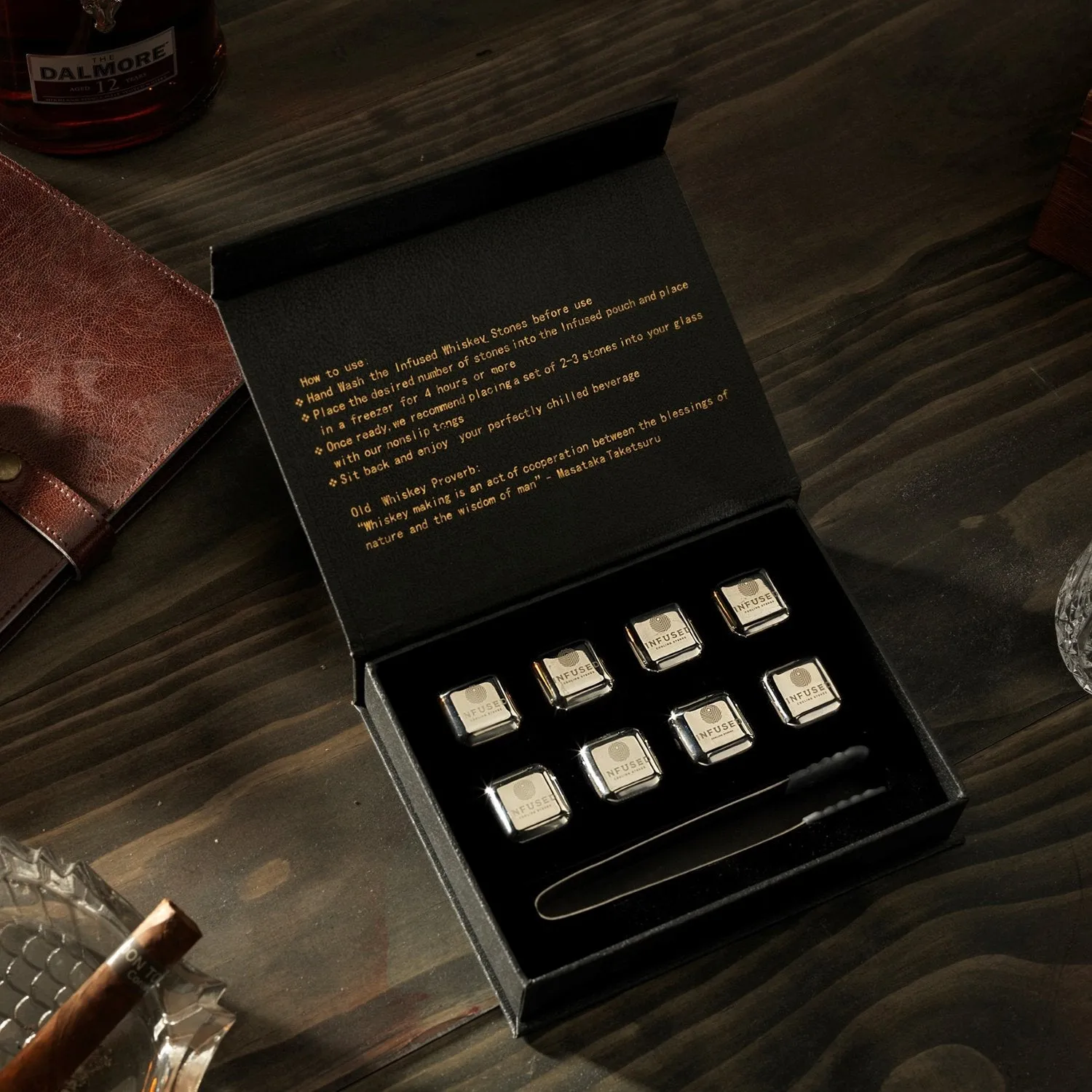 Luxury Whiskey Chilling Stone Gift Set