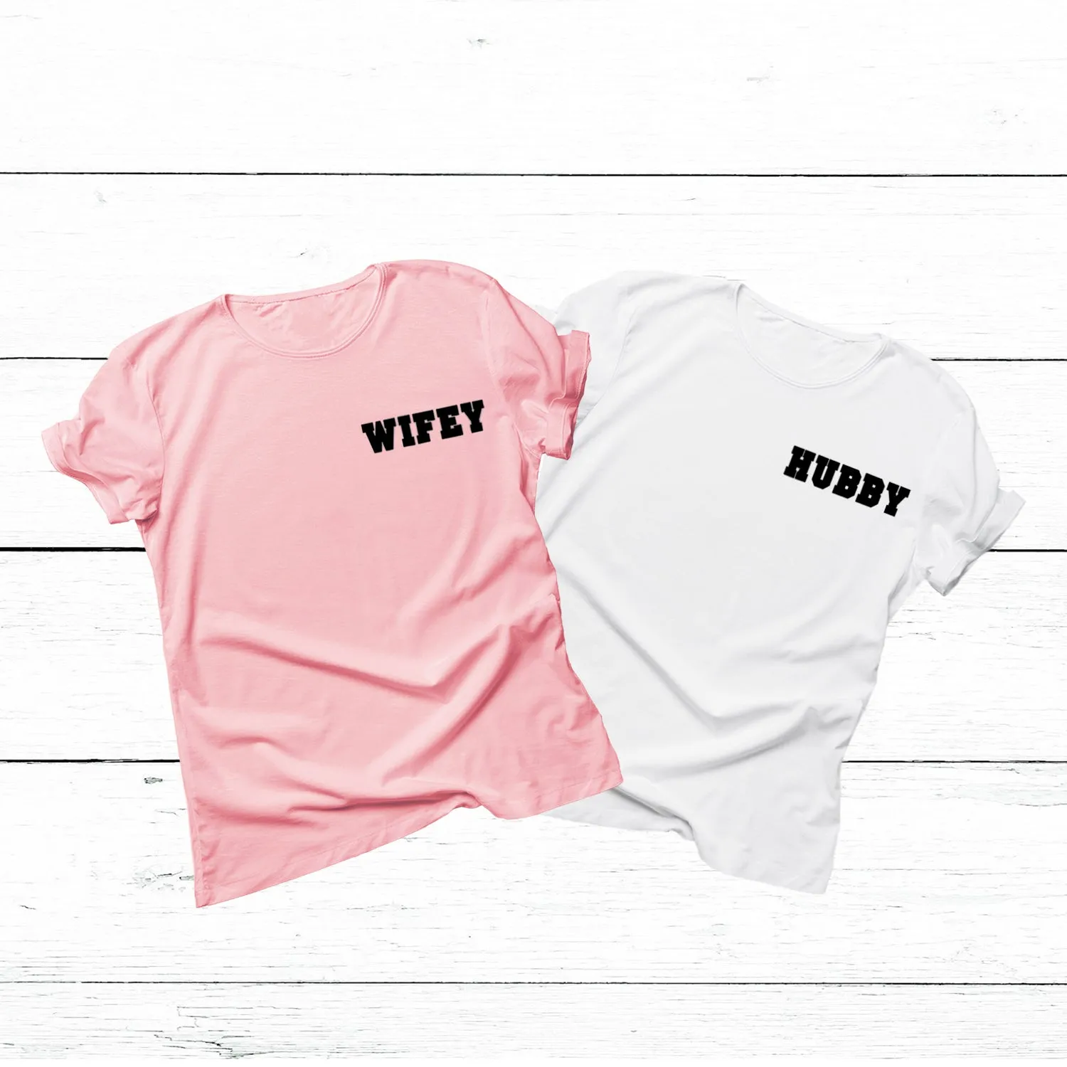 Matching Sporty Couple T-shirt for Honeymoon, Date Night and Anniversary