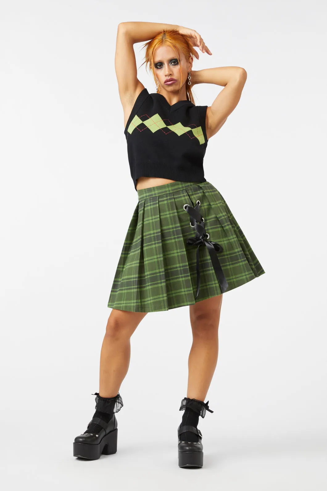 Meadow Tartan Skort