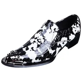 Men Steel Toe Printed Loafer