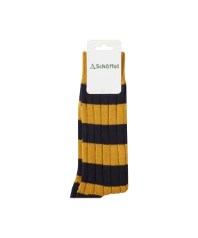 Men's Hilton Rugby Socks - Mustard